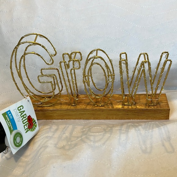 Garden 🪴 Party LED Wire Frame Light 💡 GROW NWT - Picture 3 of 8